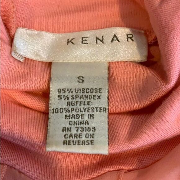 Kenar Pink Sleeveless Ruffle Tank Top - Picture 7 of 8